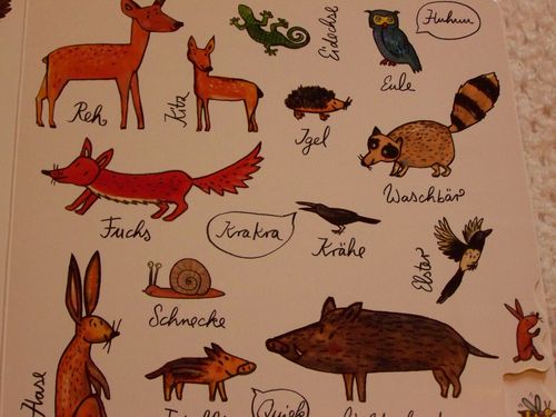 Schau mal, so viele Tiere German book animal image