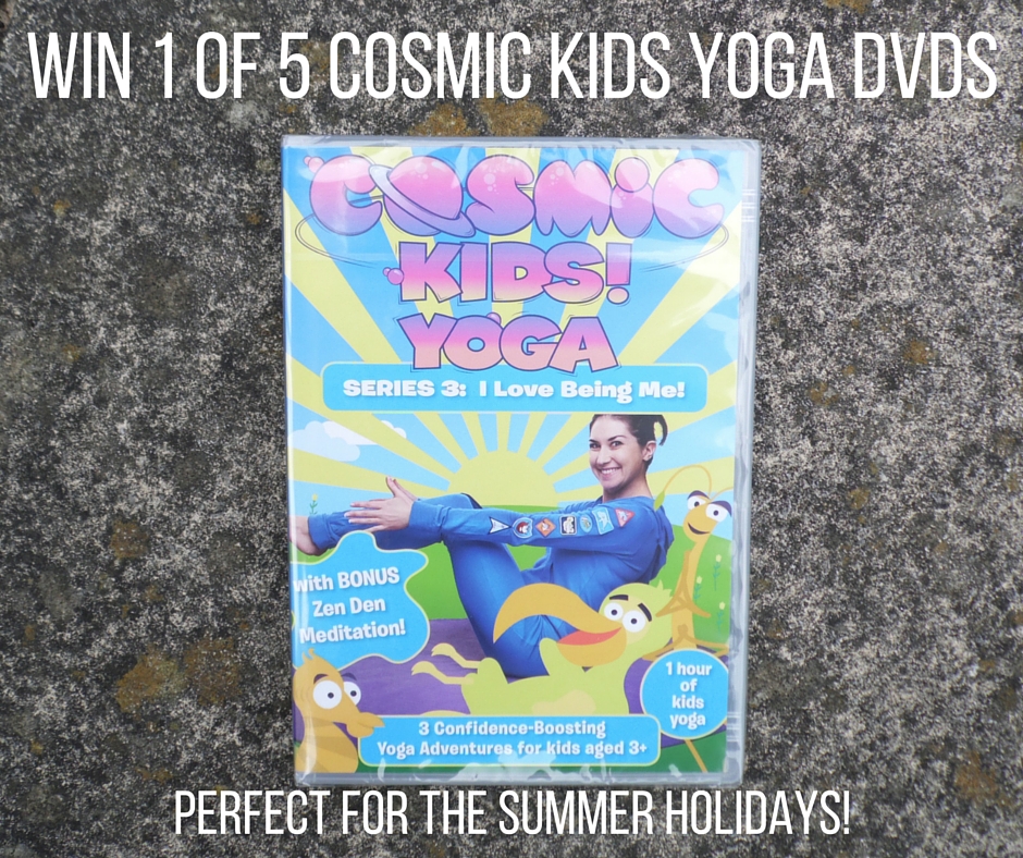 win 1 of 5 cosmic kids yoga dvds