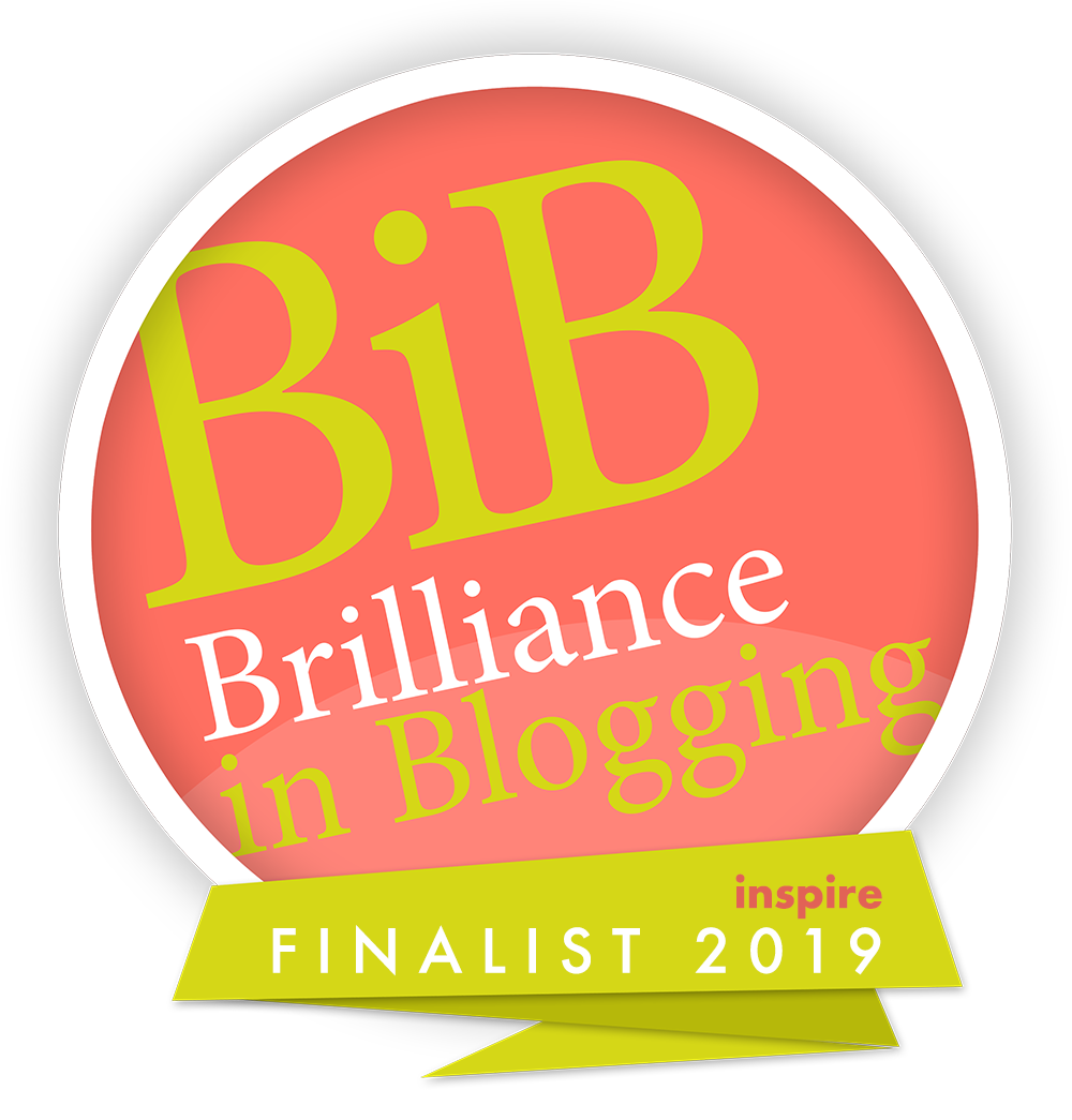 Brilliance in Blogging (BiBs) Award Finalist Logo for Inspire Category