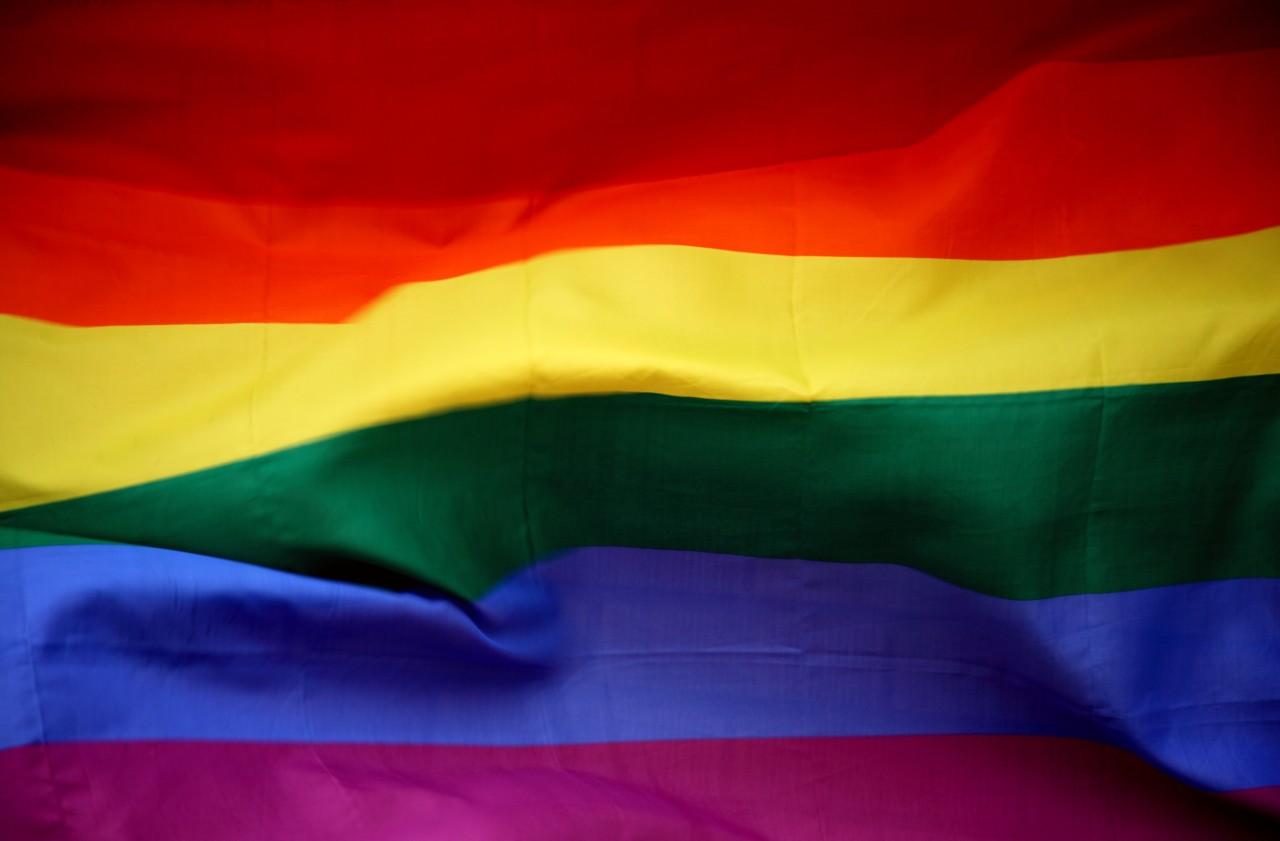 close up image of the pride rainbow flag